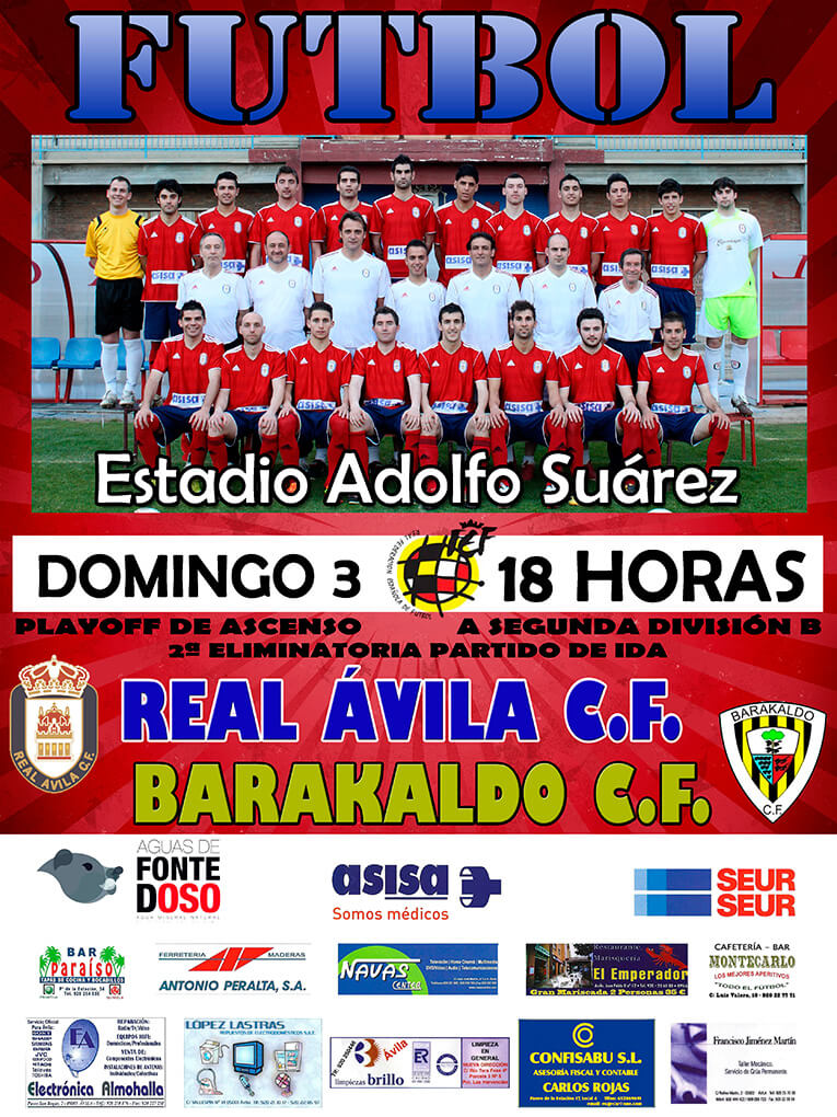 Cartel Real Ávila vs Barakaldo