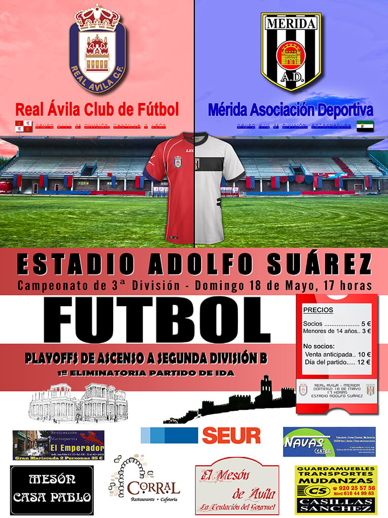 Cartel Real Ávila vs Mérida